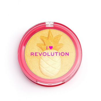 Makeup Revolution Iluminator I Heart Revolution Fruity (Gramaj: 9,1 g, CULOARE: Pineapple, Concentratie: Iluminator )