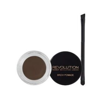 Obsession, Pomada pentru sprancene Makeup Revolution London (Gramaj: 13 g, CULOARE: Dark Brown, Concentratie: Fard de sprancene) de firma original