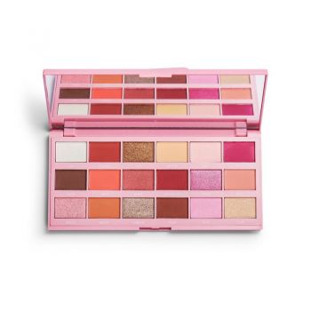 Paleta de Farduri MAKEUP REVOLUTION I Heart (Concentratie: Trusa de farduri, Gramaj: 18 g, Nuanta fard: Strawberry Cheesecake)