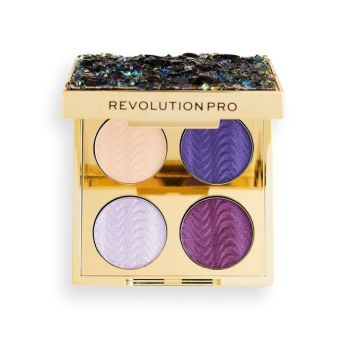 Paleta fard de pleoape Makeup Revolution Ultimate Eye Look (Concentratie: Trusa de farduri, Gramaj: 3.2 g, Nuanta fard: Hidden Jewels)