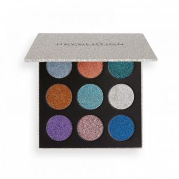 Paleta glitter Illusion, Makeup Revolution London (Concentratie: Trusa de farduri, Gramaj: 13.5 g)