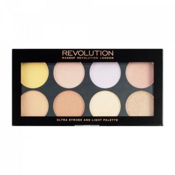 Paleta iluminatoare Makeup Revolution Ultra Strobe and Light (Gramaj: 15 g, Concentratie: Trusa de farduri)