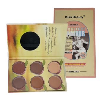 Paleta pentru contur Face Conturing Kit 6 Color Dark (Concentratie: Trusa de farduri)