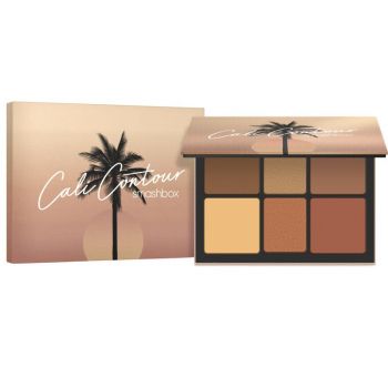 Patela pentru conturul fetei Smashbox Cali Contour Palette (Concentratie: Blush, Gramaj: 24 g, CULOARE: Deep Medium Dark Shape Bronze In Glow )