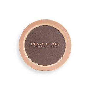 Pudra bronzanta compacta Makeup Revolution, Face Mega Bronzer (Concentratie: Pudra, Gramaj: 15 g, CULOARE: 04 Dark)