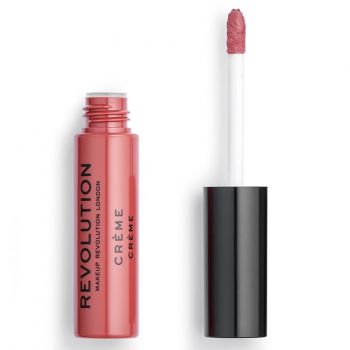 Ruj de buze lichid Makeup Revolution London, Creme Lip (Concentratie: Lip sticks, Gramaj: 6 ml, Nuanta Ruj: 112 Ballerina)