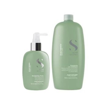 Set anti-cadere Alfaparf Milano Scalp Energizing Sampon 1000 ml + Tonic 125 ml (Gramaj: 1000 ml + 125 ml) de firma original