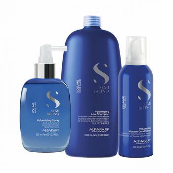 Set pentru par cu volum Alfaparf Milano Volume Magnifying Sampon 1000 ml + Balsam spuma 200 ml + Spray 125 ml (Gramaj: 1000 ml + 200 ml + 125 ml)