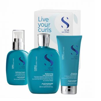 Set pentru par ondulat Alfaparf Milano Curls Sampon 250 ml + Balsam 200 ml + Spray 125 ml (Gramaj: 250 ml + 200 ml + 125 ml) ieftin