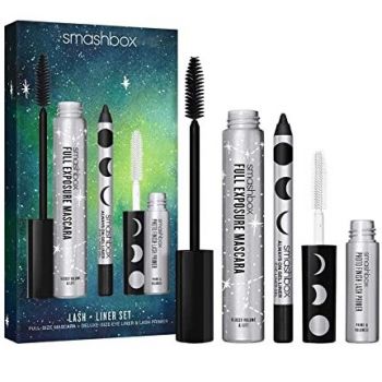 Set Smashbox Cosmic Celebration Full Expo Sure Mascara Black + Photo Finish Lash Primer + Always On Gel Liner (Concentratie: Mascara / Rimel, CULOARE: Black, Gramaj: 9,56ml  + 4 ml + 0,86 g) ieftin