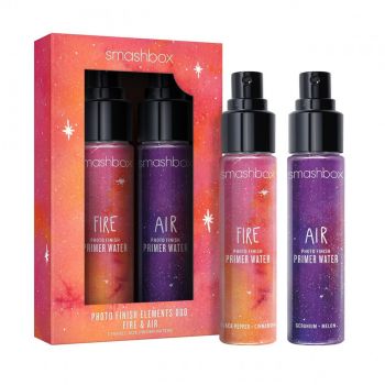 Set Spray pentru fixare machiaj Smashbox Cosmic Celebration Primer (Concentratie: Spray, Gramaj: 2 x 30 ml, Continut pachet: Earth & Water Duo)