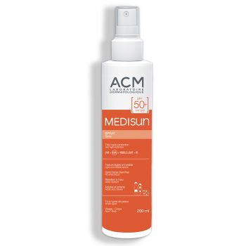 Spray pentru protectie slara cu SPF 50+ Medisun, ACM (Concentratie: Spray, Gramaj: 200 ml)