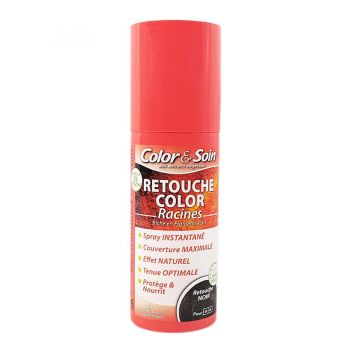 Spray pentru retusarea culorii radacinilor COLOR & SOIN (Gramaj: 75 ml, CULOARE: Saten inchis)