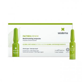 Tratament insensiv de intinerire Factor G Renew, Sesderma (Concentratie: Tratament, Gramaj: 7 fiole x 1,5 ml) ieftin