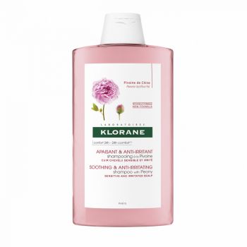 Șampon cu extract de bujor pentru scalp sensibil și iritat, Klorane (Concentratie: Sampon, Gramaj: 400 ml) ieftin