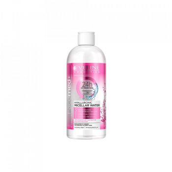 Apa micelara Eveline Cosmetics Hyaluronic 3 in 1 (Gramaj: 400 ml, Concentratie: Apa micelara)