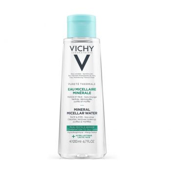 Apa micelara pentru piele mixta sau grasa Purete Thermale, Vichy (Gramaj: 200 ml, Concentratie: Solutie micelara)