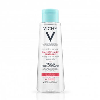 Apa micelara pentru piele sensibila Purete Thermale, Vichy (Gramaj: 200 ml, Concentratie: Solutie micelara)