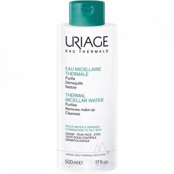 Apa micelara termala pentru ten mixt-gras Uriage (Gramaj: 500 ml, Concentratie: Apa micelara)