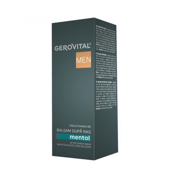 Balsam dupa ras Gerovital Men (Concentratie: After Shave Balsam, Gramaj: 100 ml) de firma original