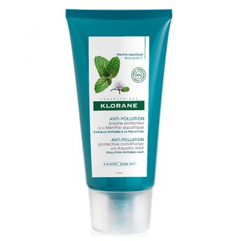 Balsam protector cu extract de mentă acvatică pentru păr expus la poluare, Klorane (Concentratie: Balsam, Gramaj: 150 ml)