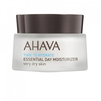 Crema hidratanta de zi pentru ten uscat sau foarte uscat Time to Hydrate Essential, Ahava (Concentratie: Crema, Gramaj: 50 ml) ieftin