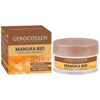 Crema intens hidratanta cu miere Manuka Bio 25+, 50 ml, Gerocossen (Gramaj: 50 ml)