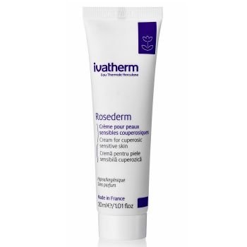 Crema pentru piele sensibila si cuperozica Rosederm Ivatherm (Concentratie: Crema, Gramaj: 30 ml)