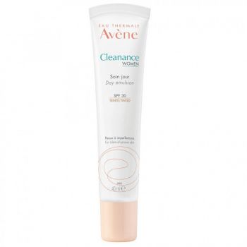 Emulsie de zi nuantatoare cu SPF 30 Cleanance Women, Avene (Concentratie: Crema, Gramaj: 40 ml)