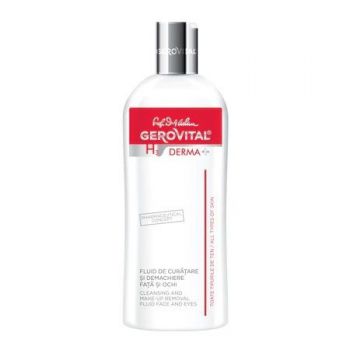 Fluid de curatare si demachiere Gerovital H3 Derma+ (Gramaj: 200 ml, Concentratie: Gel de curatare) de firma original