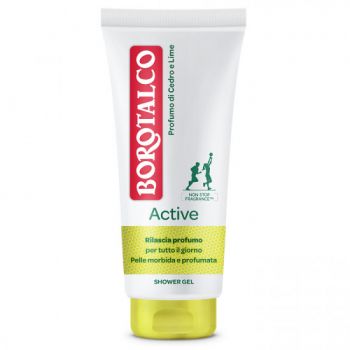 Gel de dus Borotalco Active Citrus and Lime (Concentratie: Gel de dus, Gramaj: 200 ml)