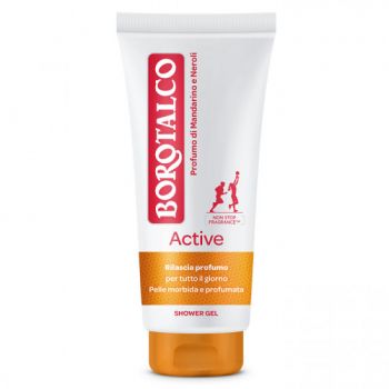 Gel de dus Borotalco Active Mandarine si Neroli (Concentratie: Gel de dus, Gramaj: 200 ml)