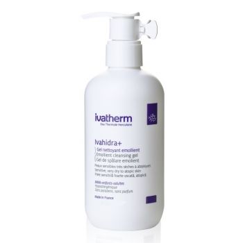 Gel de spalare emolient Ivahidra+, Ivatherm (Gramaj: 250 ml, Concentratie: Gel de curatare)