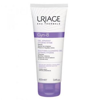 Gel pentru igiena intimă cu pH8 GYN-8, Uriage (Gramaj: 100 ml, Concentratie: Gel de curatare)