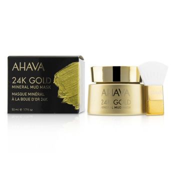 Masca cu aur si namol mineral 24k Gold Mineral Mud Mask, Ahava (Gramaj: 50 ml, Concentratie: Masca de fata) ieftin