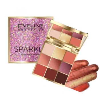 Paleta de farduri Eveline Cosmetics Sparkle (Concentratie: Trusa de farduri, Gramaj: 19 g)