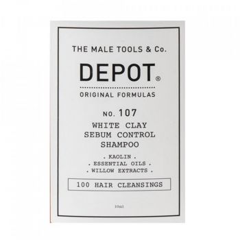 Sampon Depot 100 Hair Cleaning No.107 White Clay Sebum Control (Concentratie: Sampon, Gramaj: 10 ml) de firma original