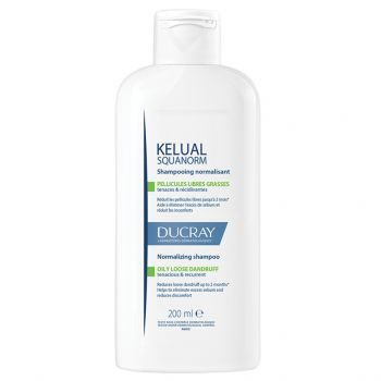 Sampon tratament anti-matreata grasa Squanorm, Ducray (Concentratie: Sampon, Gramaj: 200 ml)