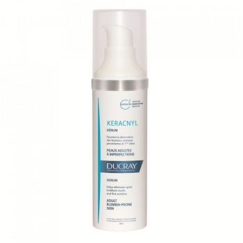 Ser anti-imperfectiuni pentru tenul cu tendinta acneica Keracnyl, Ducray (Gramaj: 30 ml, Concentratie: serum tratament)