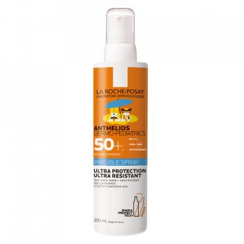 Spray invizibil pentru copii SPF 50+ Anthelios Dermo Pediatrics La Roche-Posay (Concentratie: Spray, Gramaj: 200 ml)