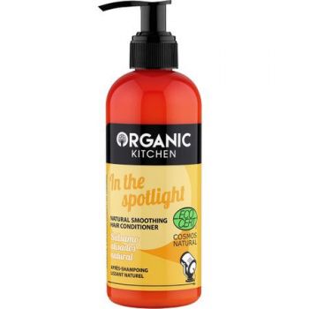 Balsam natural pentru un par neted cu extract de Fragi si ulei de Jojoba, Organic Kitchen (Concentratie: Balsam, Gramaj: 260 ml)