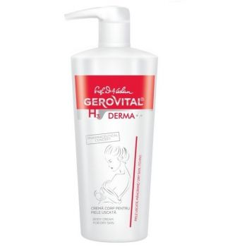 Crema corp pentru piele uscata Gerovital H3 Derma+ (Concentratie: Crema de corp, Gramaj: 500 ml) ieftina
