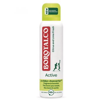 Deodorant Borotalco Active Citrus and Lime (Concentratie: Deo Spray, Gramaj: 150 ml) de firma original