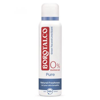 Deodorant Borotalco Pure Natural Freshness (Gramaj: 150 ml, Concentratie: 3 buc) de firma original