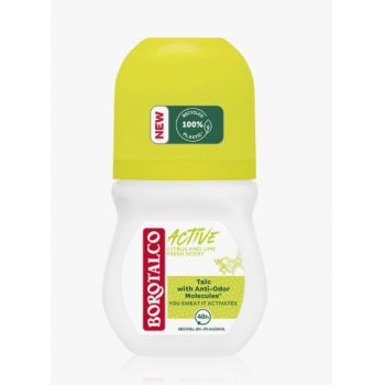 Deodorant Roll-On Borotalco Active Citrus and Lime (Concentratie: Roll-On, Gramaj: 50 ml)