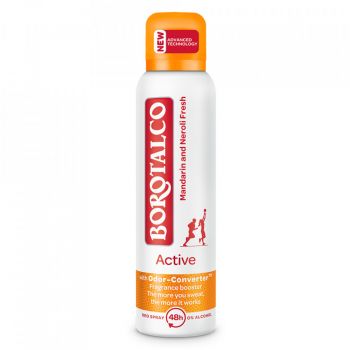 Deodorant spray Active Mandarine si Neroli, Borotalco (Concentratie: Spray, Gramaj: 150 ml) de firma original