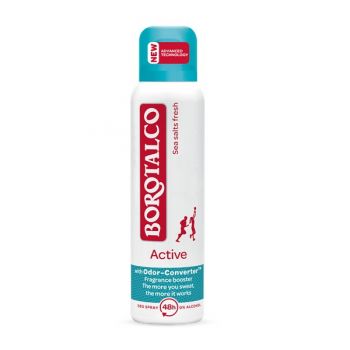 Deodorant Spray Borotalco Active Sea Salts (Gramaj: 150 ml, Concentratie: 3 buc) de firma original