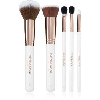 Dermacol Accessories Master Brush by PetraLovelyHair set perii machiaj Rose Gold