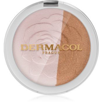 Dermacol Imperial Rose autobronzant și iluminator cu aromă de trandafiri ieftin