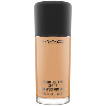 Fond de ten MAC Studio Fix Fluid, SPF 15, 30 ml (Concentratie: Fond de ten, Gramaj: 30 ml, Nuanta fond de ten: NC44)